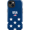 USA Flag Stars iPhone 15 Impact Case